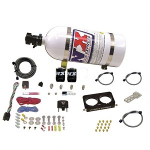 Ford Mustang Mach 1 Nitrous Oxide Kit - Nitrous Express - 4 Valve Plate System with 10lb Bottle - `03-`04